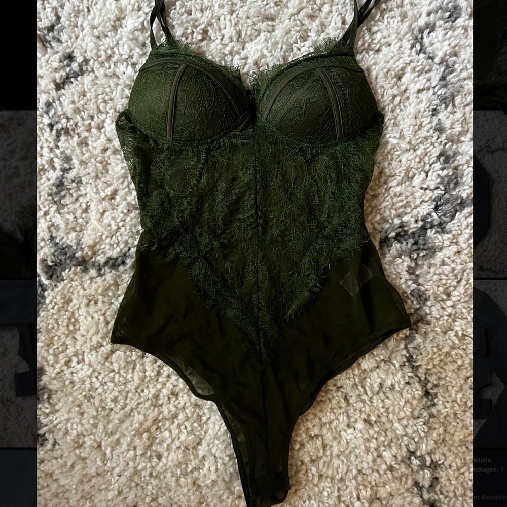 Akira lace mesh body suit (m)